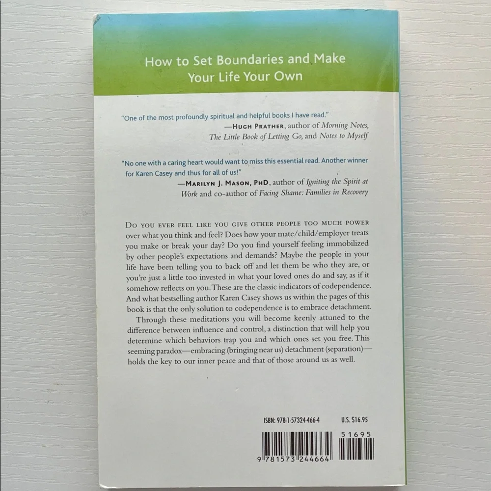 Let Go Now Embracing Detachment Book by Karen Casey
